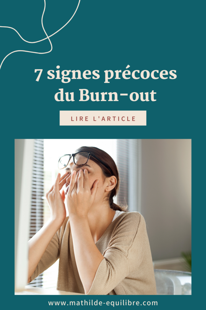 sept signes d'un burn-out